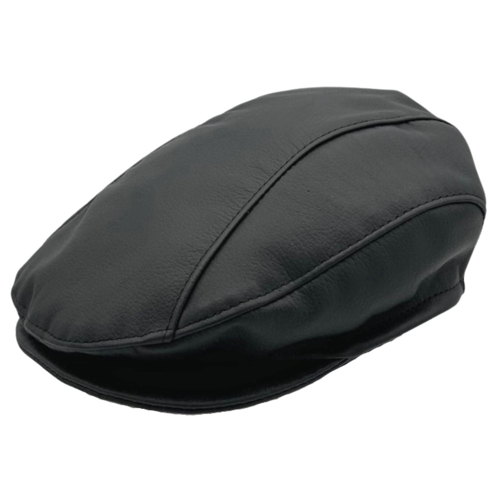 Large Driver Cap Jacaru - Flat Cap - Men's Kangaroo Leather Drivers Cap – Lake Leather